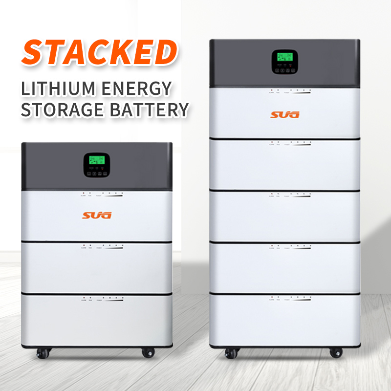 Lifepo4 Stackable Battery Power Solární Li-ion baterie 48V 5kwh 200ah Domácí lithiová baterie Solární úložiště